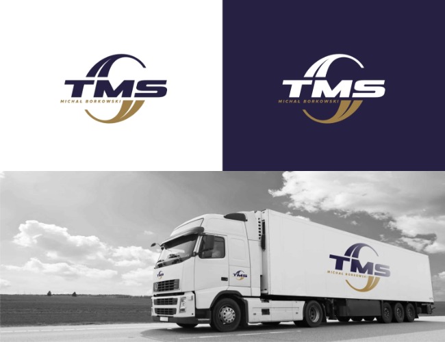 Projektowanie logo dla firm,  Logo transport spedycja, logo firm - TMSMichal